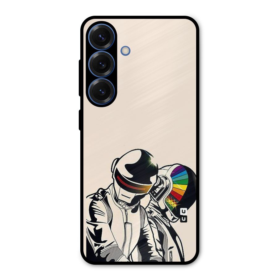 Rainbow Radio Metal Back Case for Galaxy S25