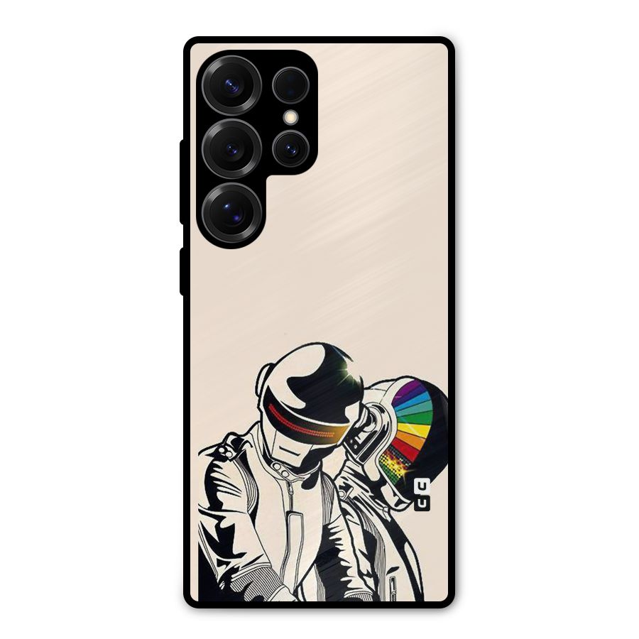 Rainbow Radio Metal Back Case for Galaxy S25 Ultra