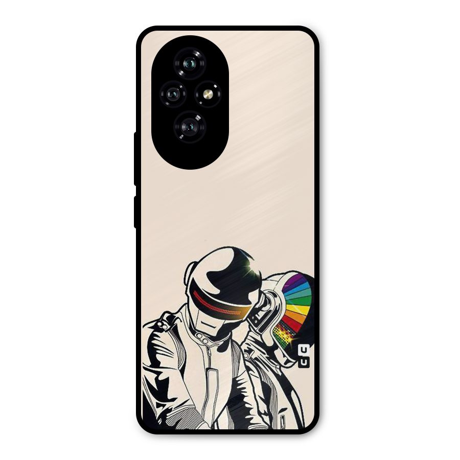 Rainbow Radio Metal Back Case for Honor 200