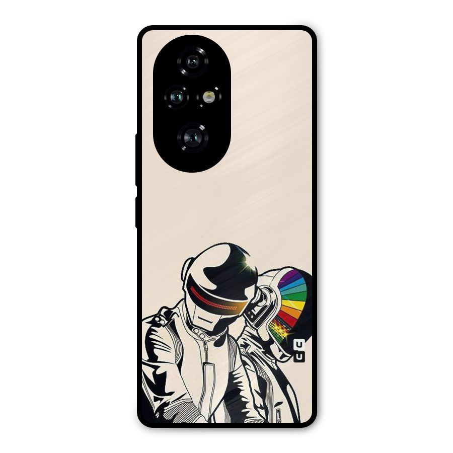 Rainbow Radio Metal Back Case for Honor 200 Pro