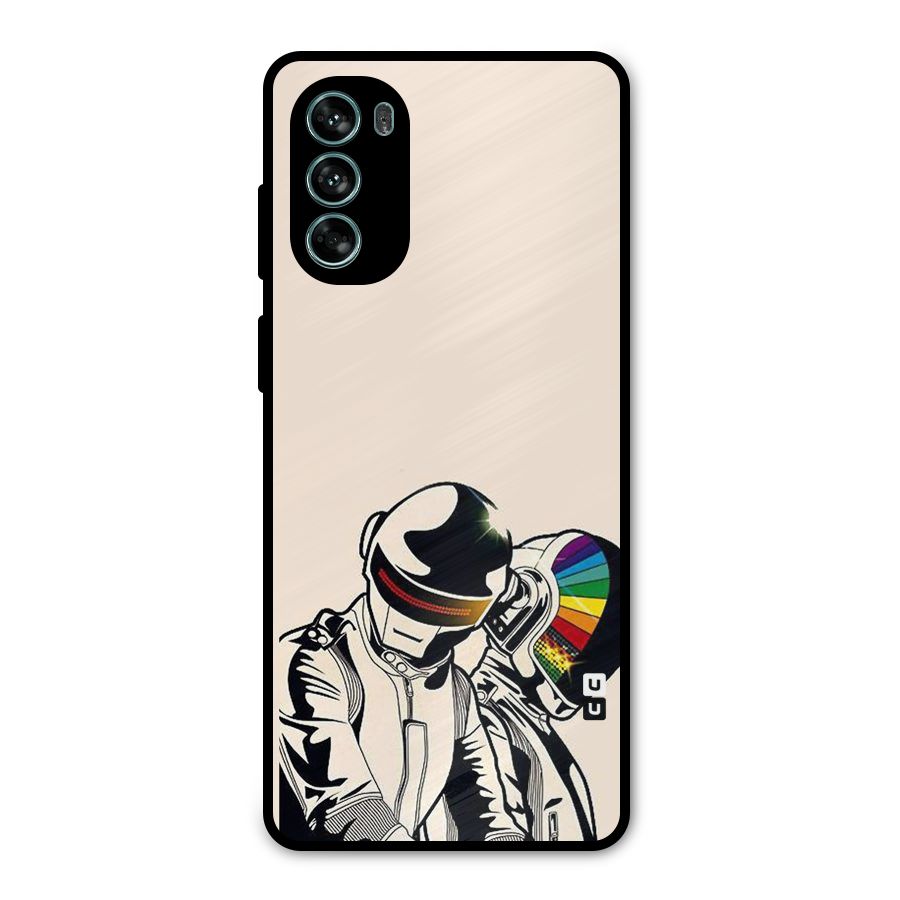 Rainbow Radio Metal Back Case for Moto G62