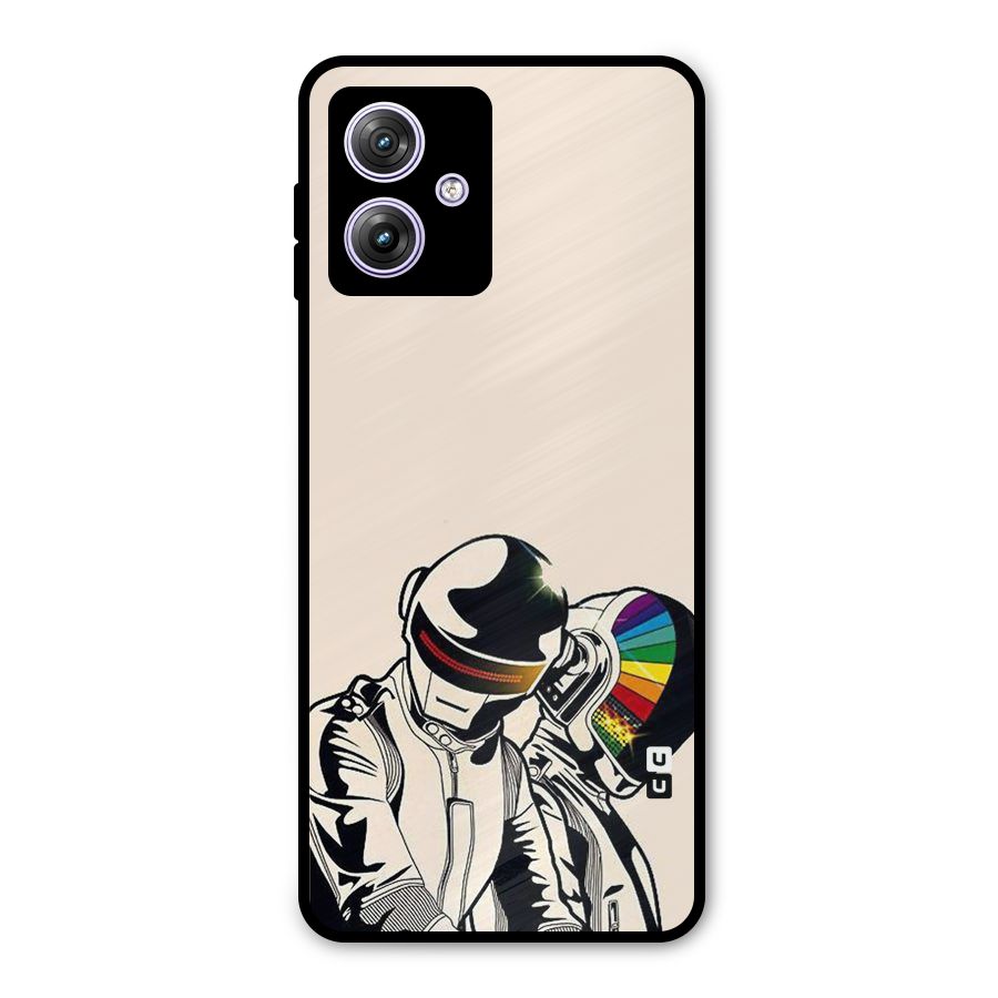 Rainbow Radio Metal Back Case for Moto G64