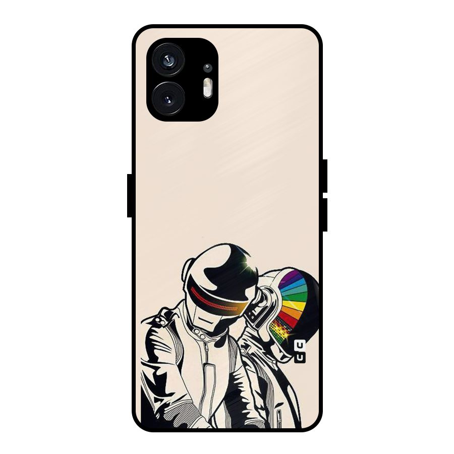 Rainbow Radio Metal Back Case for Nothing Phone 2