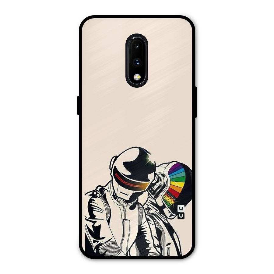 Rainbow Radio Metal Back Case for OnePlus 7