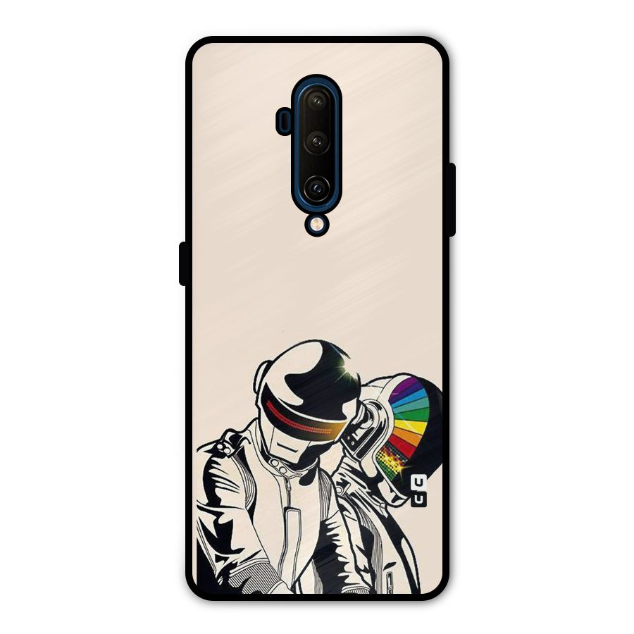 Rainbow Radio Metal Back Case for OnePlus 7T Pro