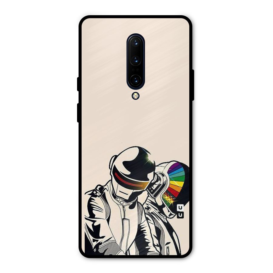 Rainbow Radio Metal Back Case for OnePlus 7 Pro