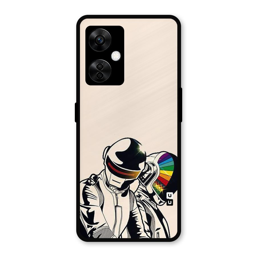 Rainbow Radio Metal Back Case for OnePlus Nord CE 3 Lite