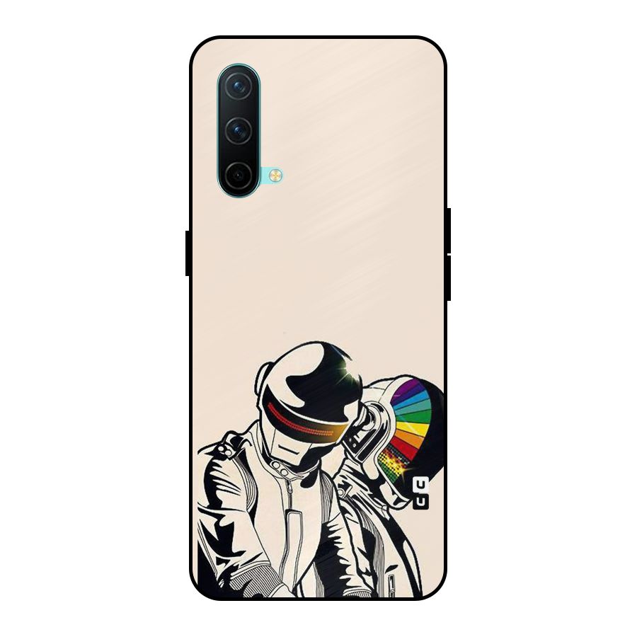 Rainbow Radio Metal Back Case for OnePlus Nord CE 5G