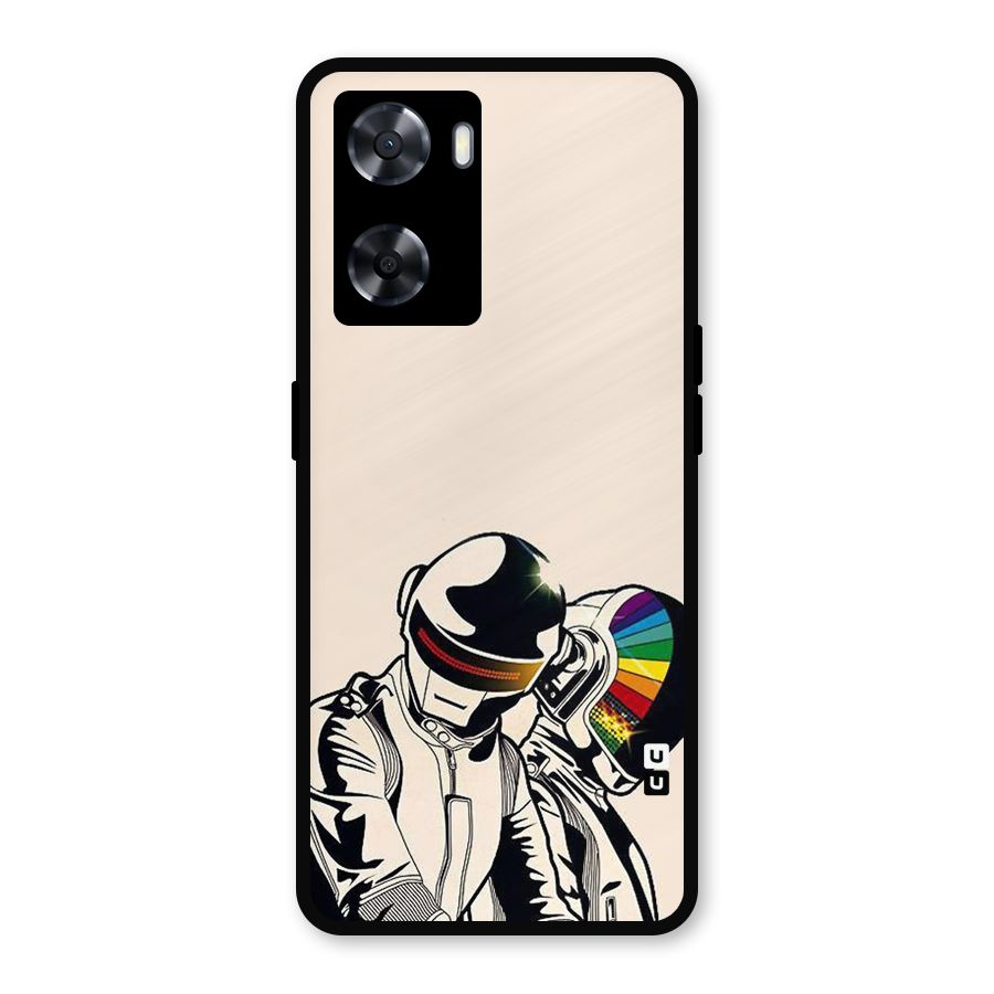 Rainbow Radio Metal Back Case for OnePlus Nord N20 SE