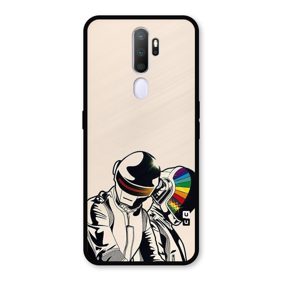 Rainbow Radio Metal Back Case for Oppo A5 (2020)