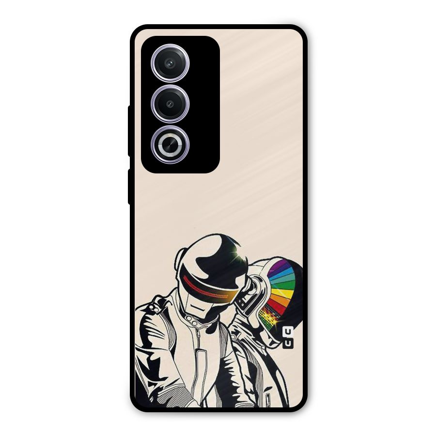 Rainbow Radio Metal Back Case for Oppo K12x