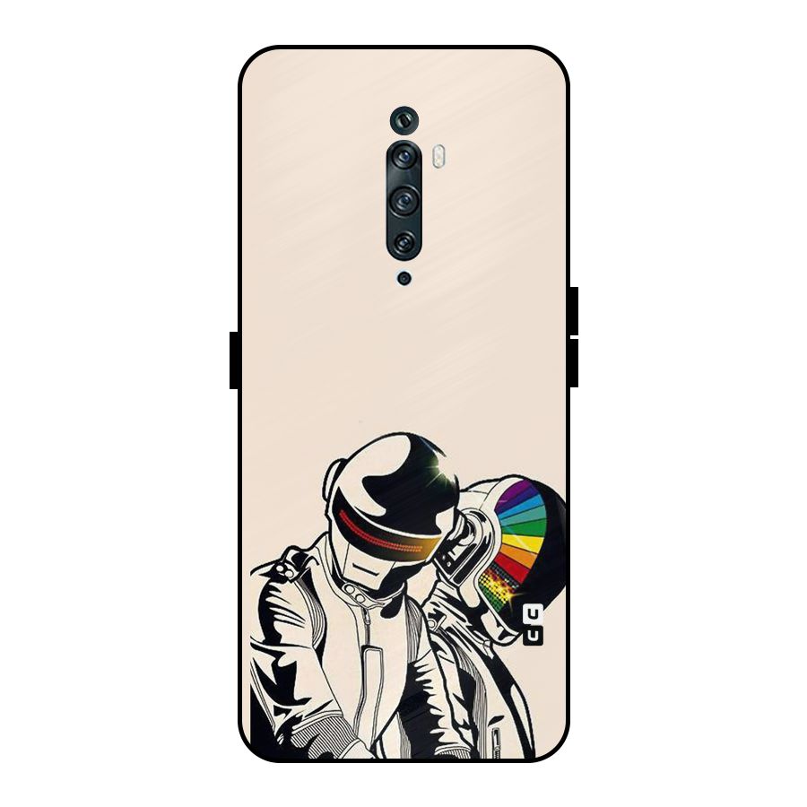 Rainbow Radio Metal Back Case for Oppo Reno2 F