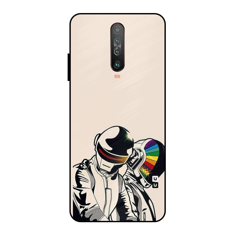 Rainbow Radio Metal Back Case for Poco X2