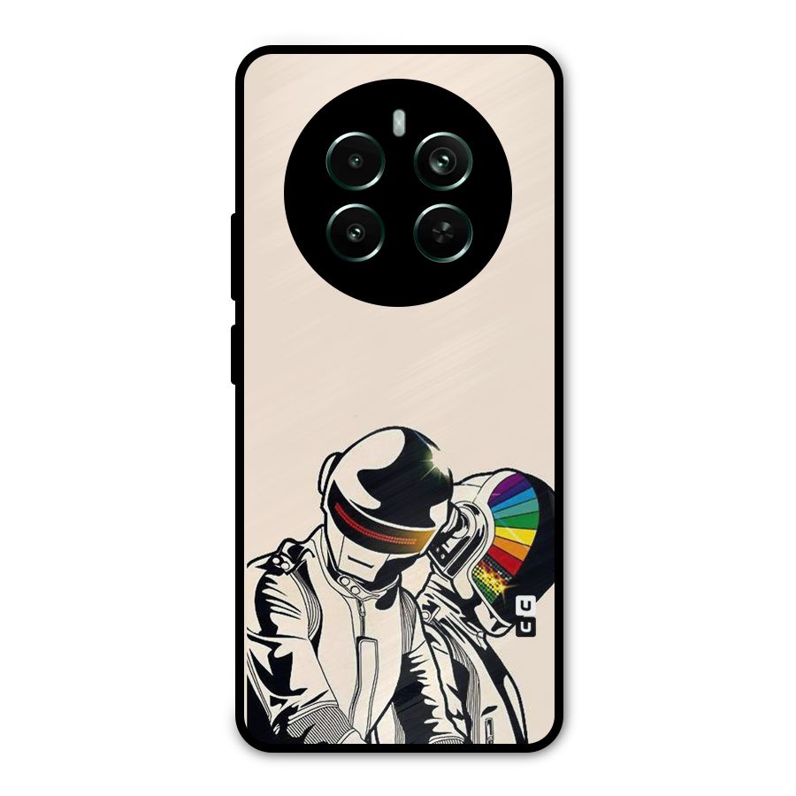 Rainbow Radio Metal Back Case for Realme 12 Pro Plus