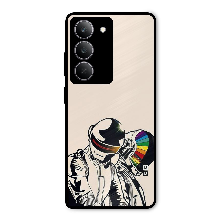Rainbow Radio Metal Back Case for Realme 14x
