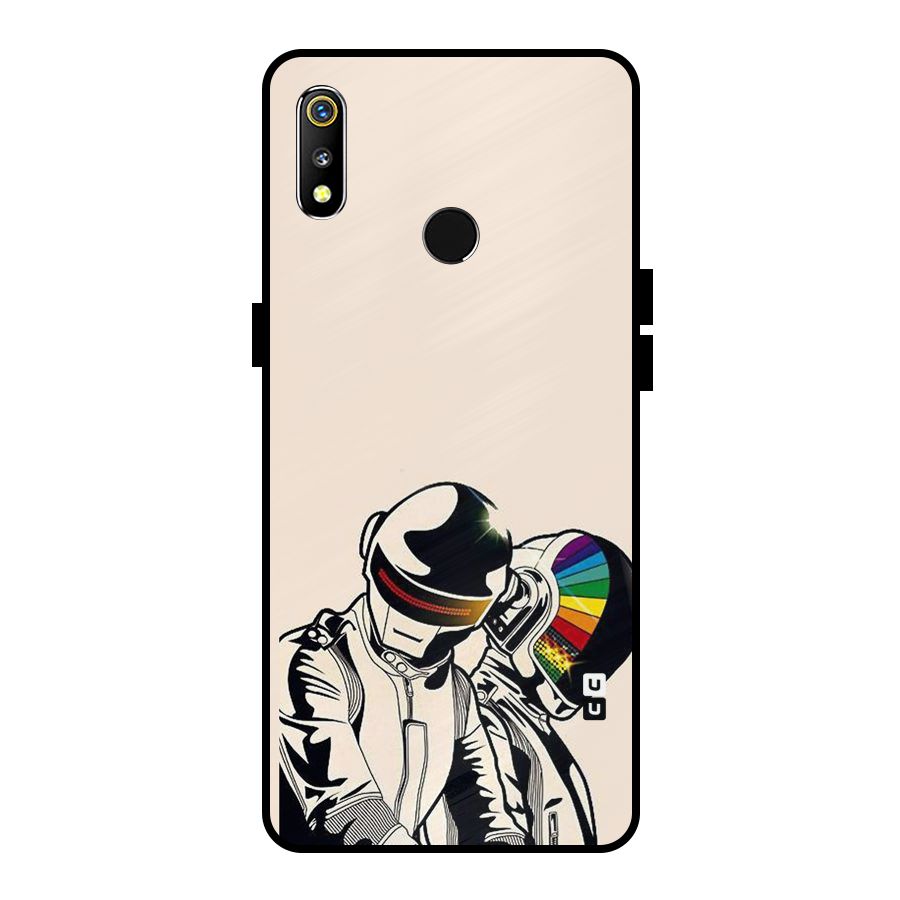 Rainbow Radio Metal Back Case for Realme 3