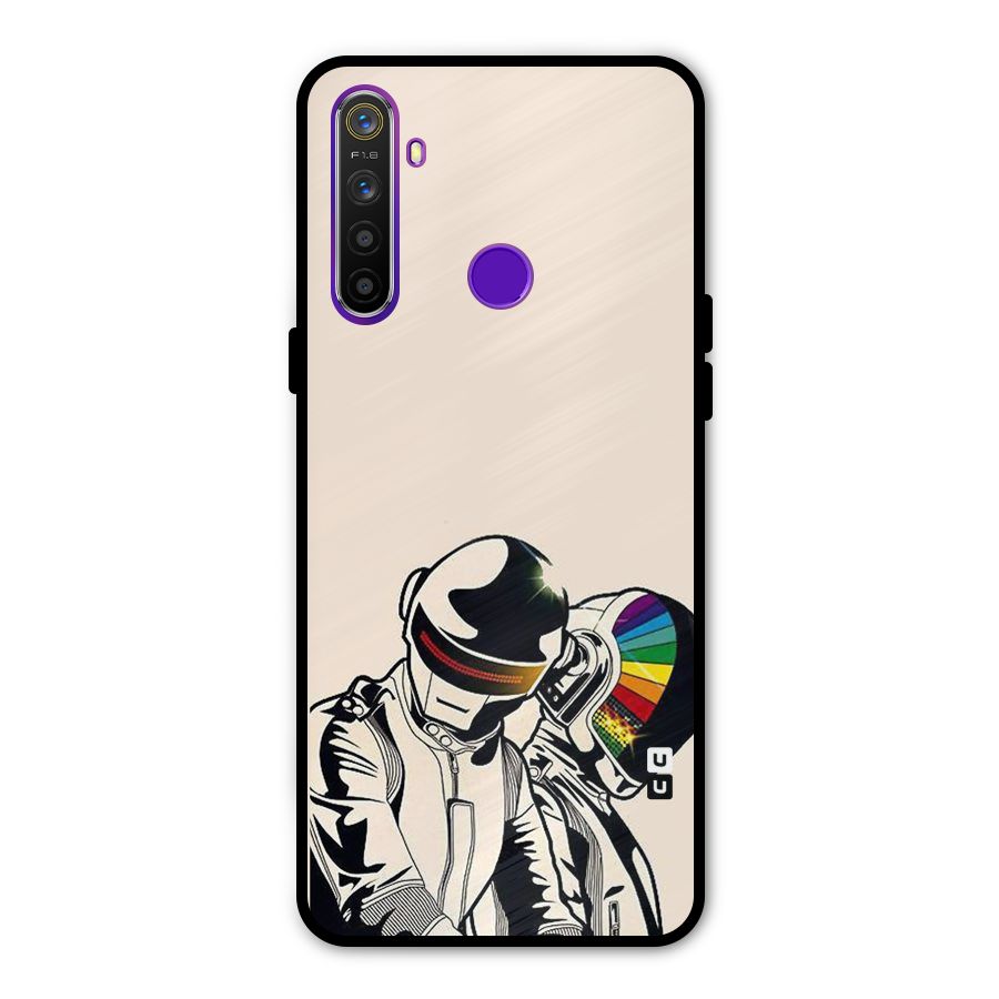 Rainbow Radio Metal Back Case for Realme 5i