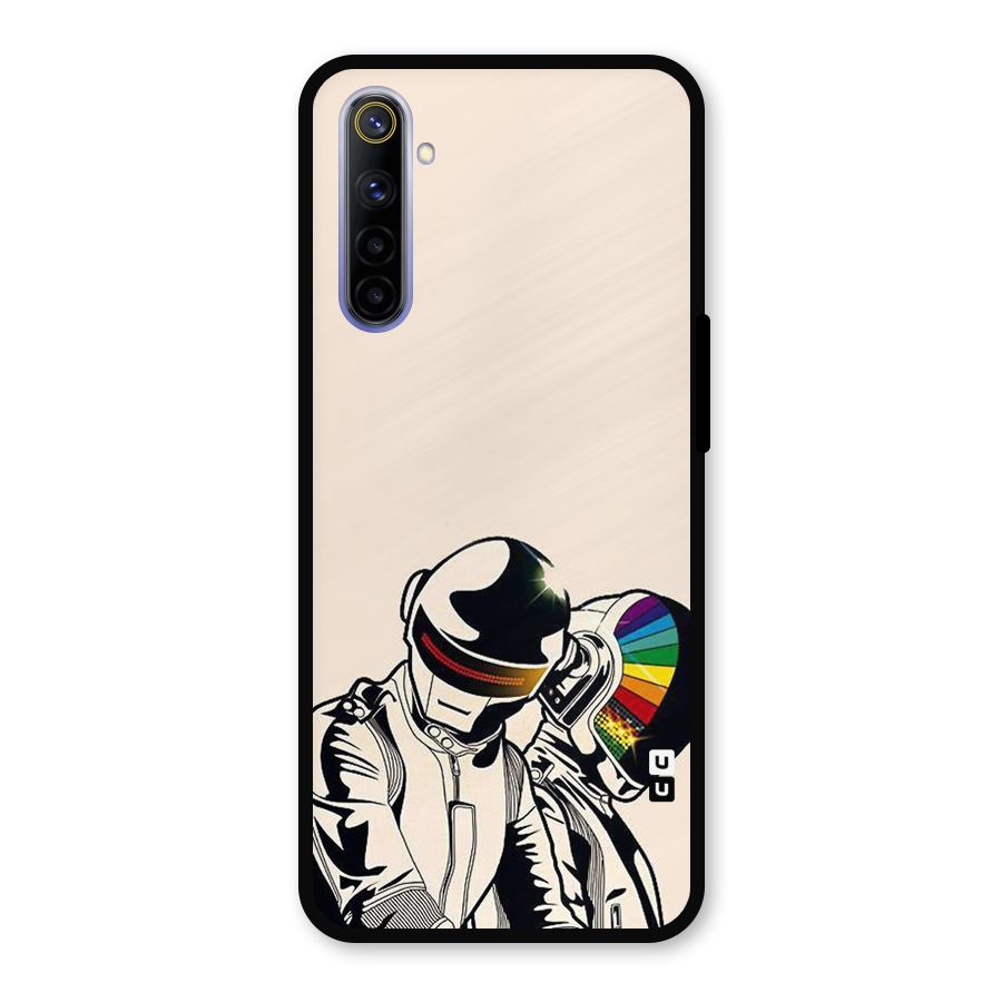Rainbow Radio Metal Back Case for Realme 6
