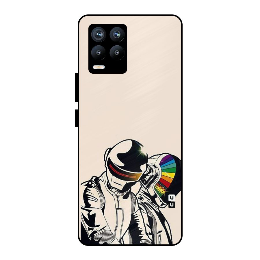 Rainbow Radio Metal Back Case for Realme 8 Pro