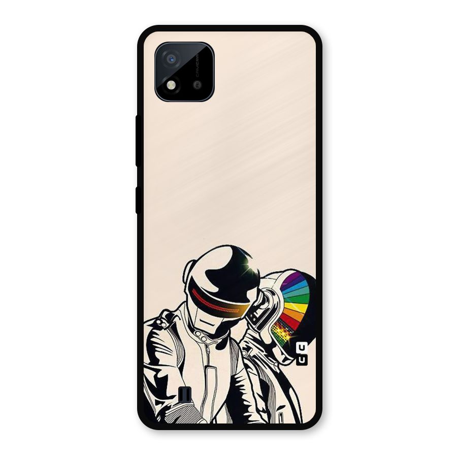 Rainbow Radio Metal Back Case for Realme C11 2021