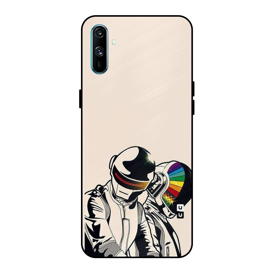 Rainbow Radio Metal Back Case for Realme C3