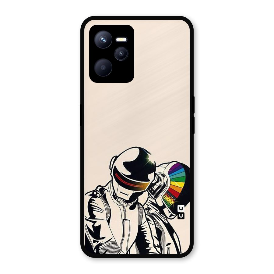 Rainbow Radio Metal Back Case for Realme C35