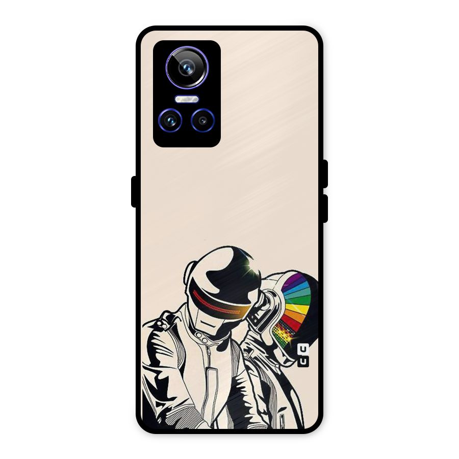 Rainbow Radio Metal Back Case for Realme GT Neo 3