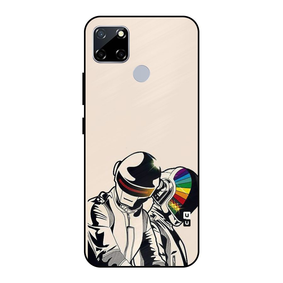 Rainbow Radio Metal Back Case for Realme Narzo 20