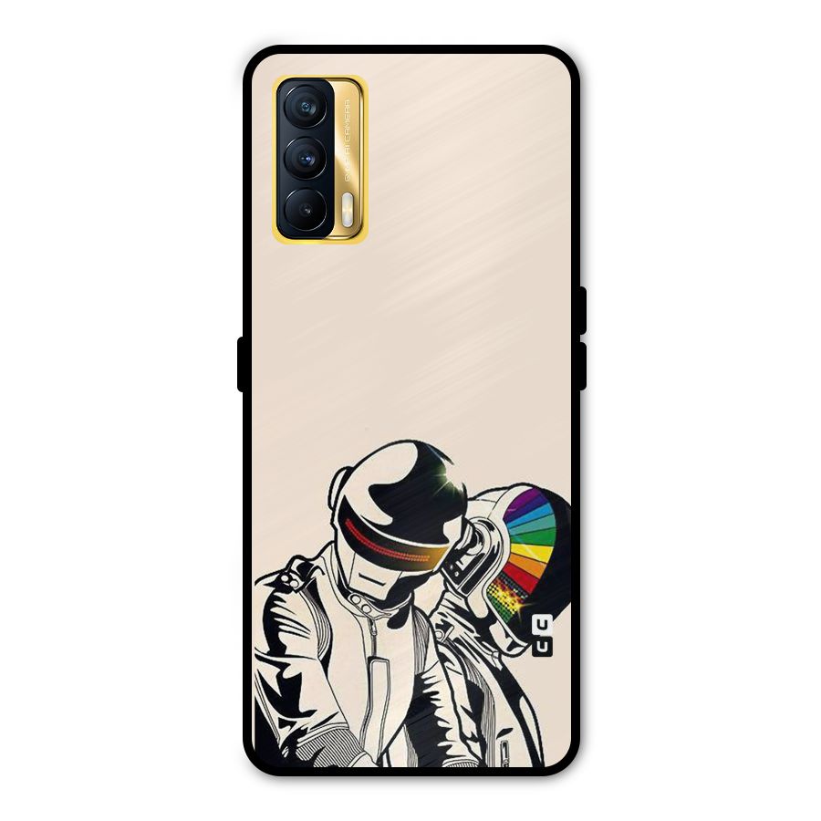 Rainbow Radio Metal Back Case for Realme X7