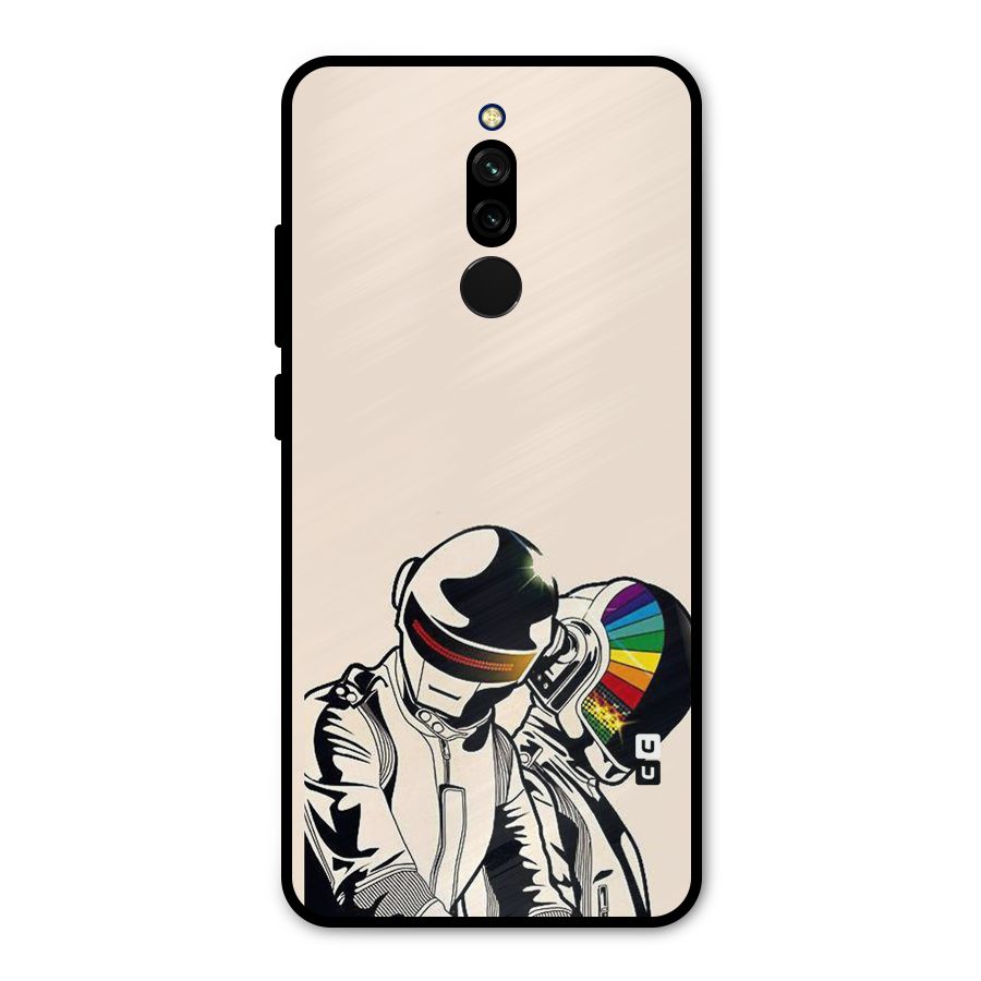 Rainbow Radio Metal Back Case for Redmi 8