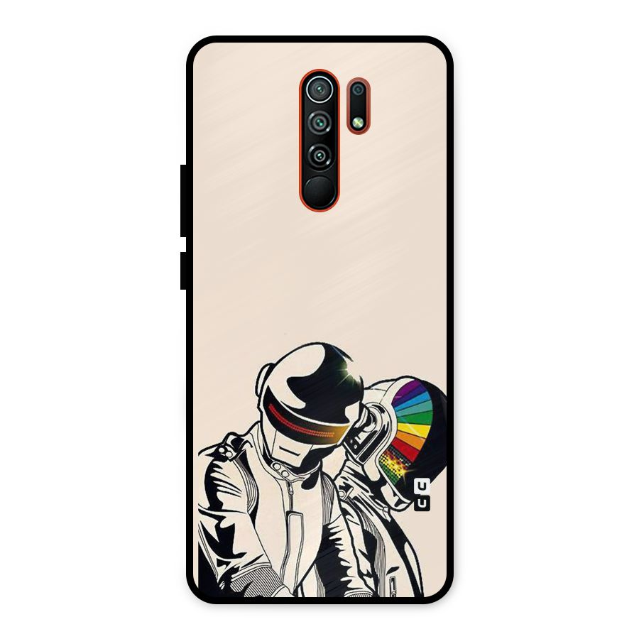 Rainbow Radio Metal Back Case for Redmi 9 Prime