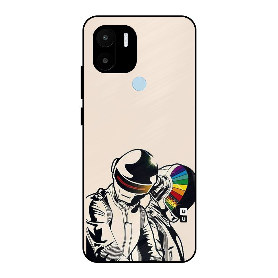 Rainbow Radio Metal Back Case for Redmi A1+