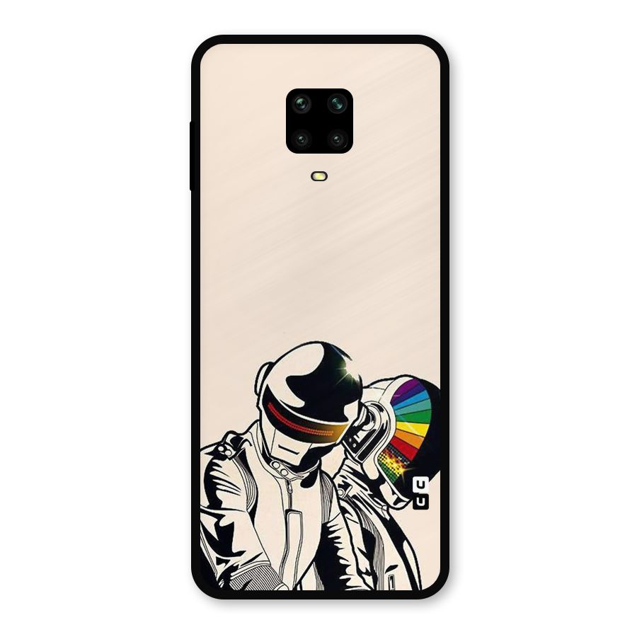 Rainbow Radio Metal Back Case for Redmi Note 10 Lite