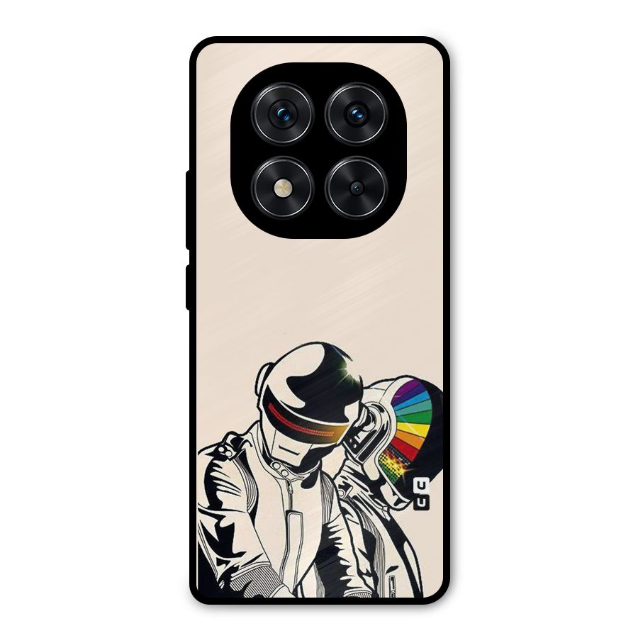 Rainbow Radio Metal Back Case for Redmi Note 14 Pro 5G