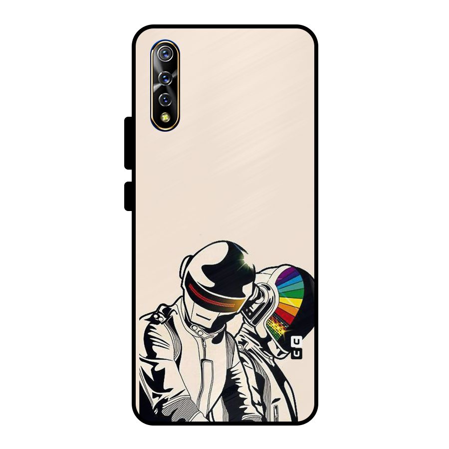 Rainbow Radio Metal Back Case for Vivo S1