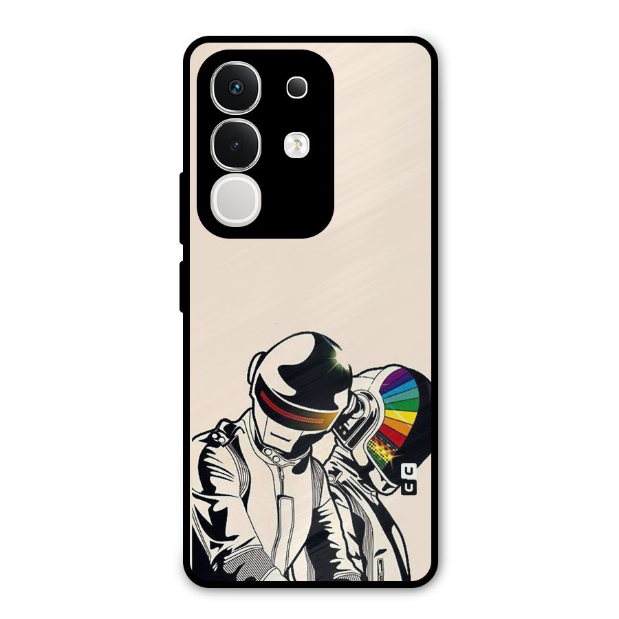 Rainbow Radio Metal Back Case for Vivo T4x