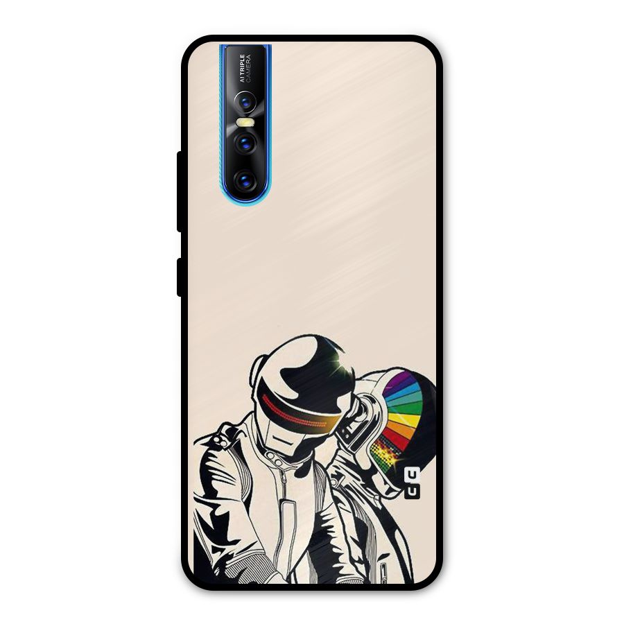 Rainbow Radio Metal Back Case for Vivo V15 Pro