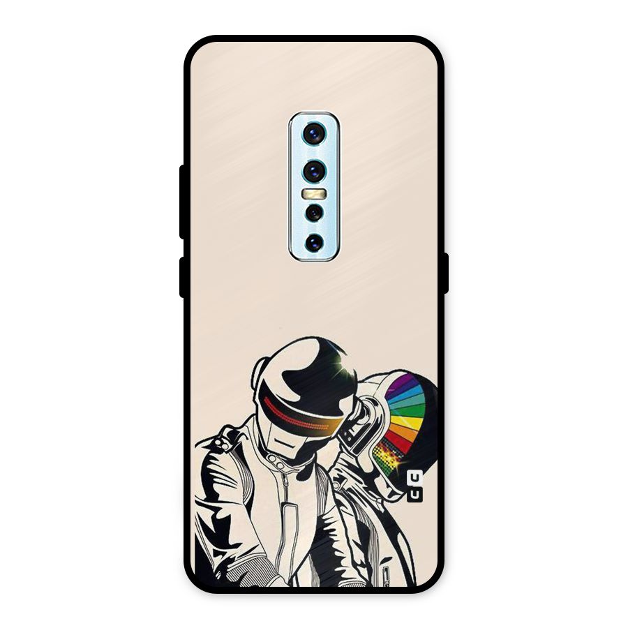 Rainbow Radio Metal Back Case for Vivo V17 Pro