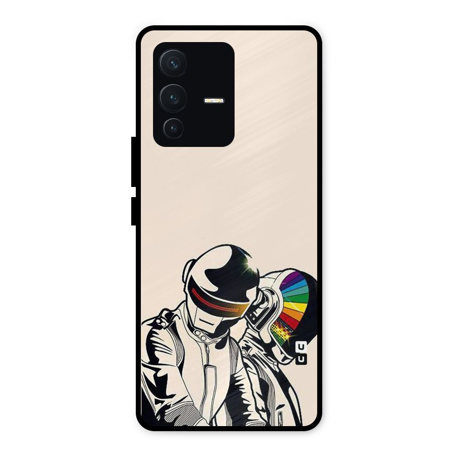 Rainbow Radio Metal Back Case for Vivo V23 5G
