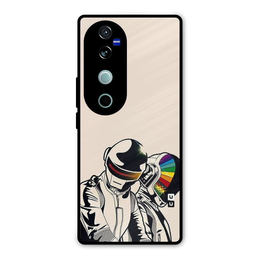 Rainbow Radio Metal Back Case for Vivo V40