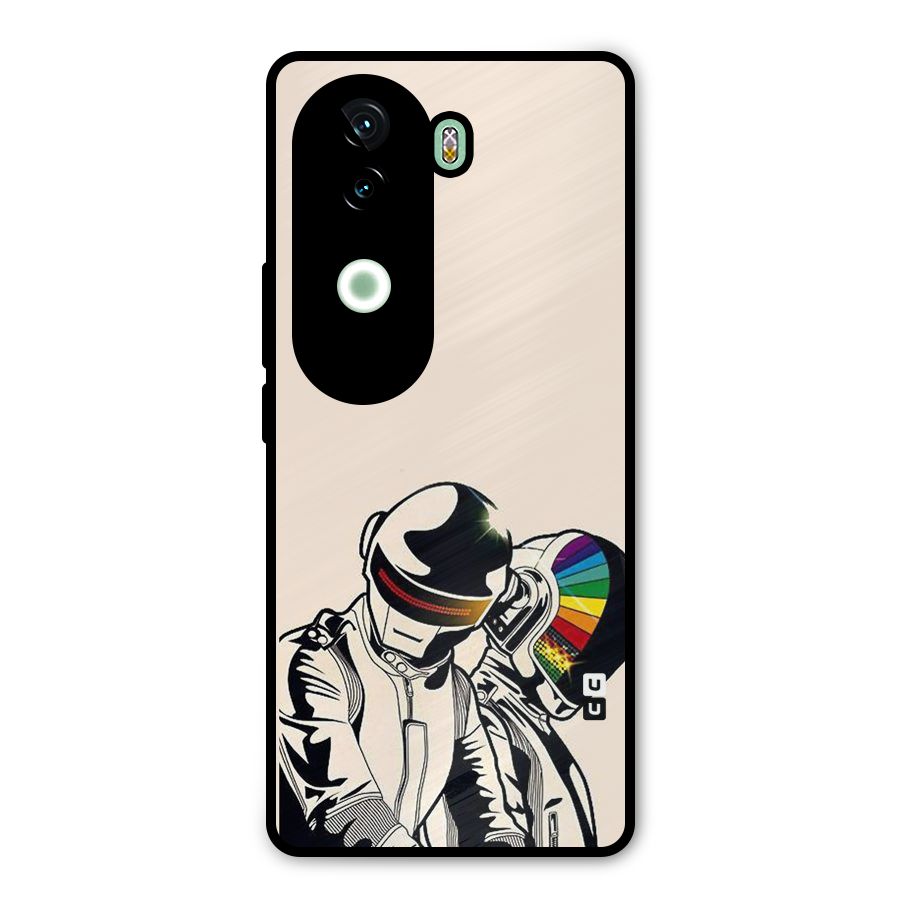 Rainbow Radio Metal Back Case for Vivo V40e