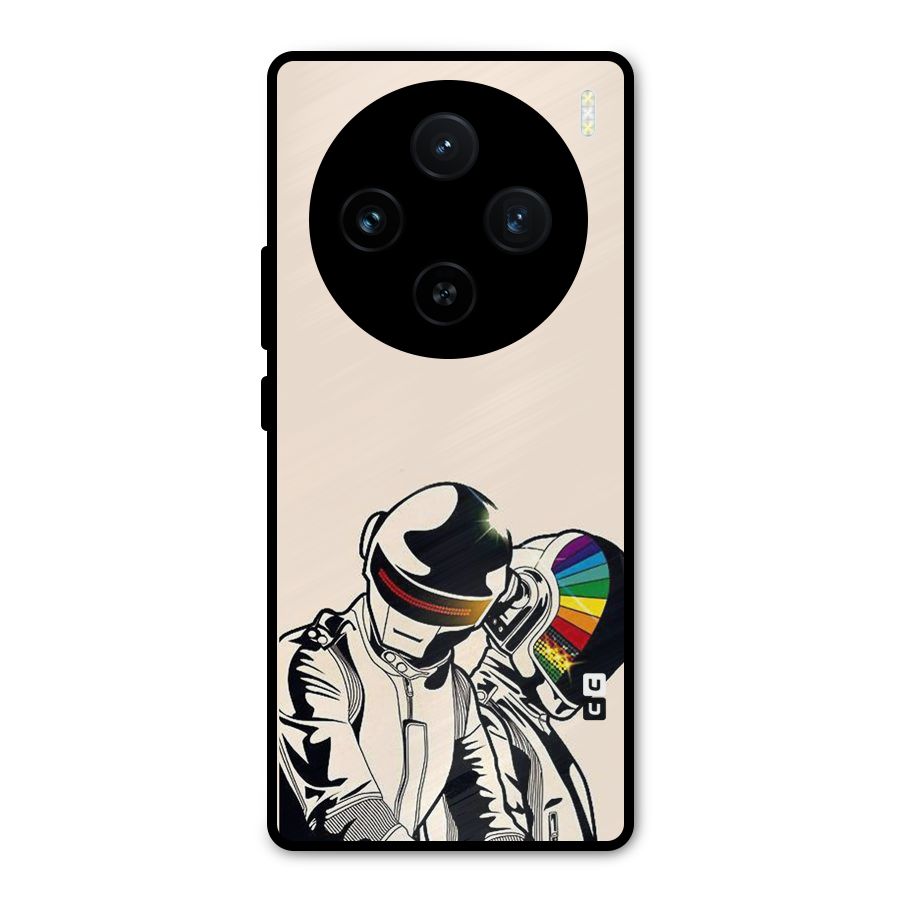 Rainbow Radio Metal Back Case for Vivo X100