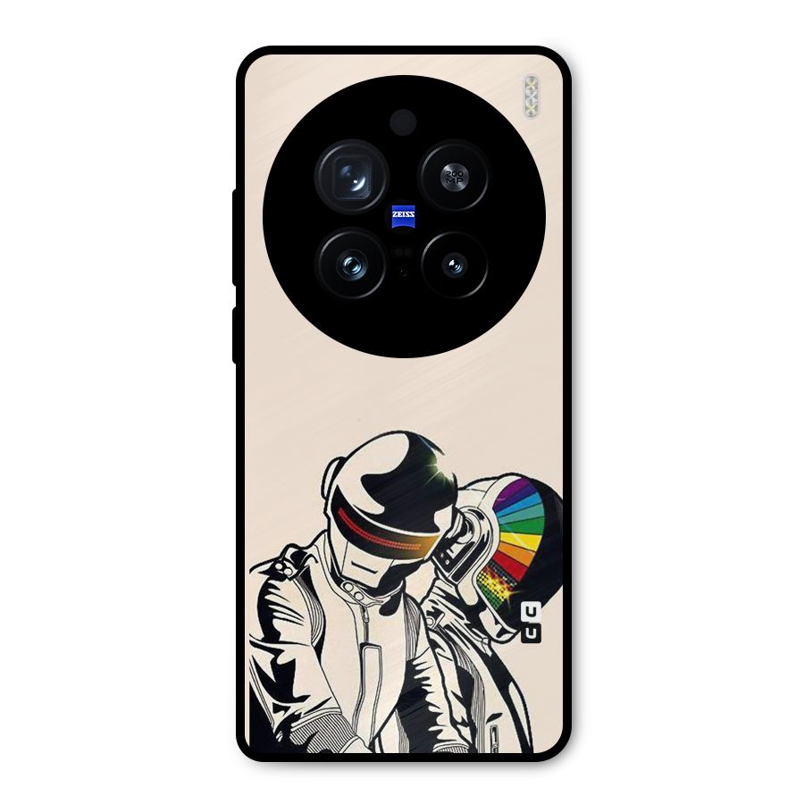Rainbow Radio Metal Back Case for Vivo X200 Pro