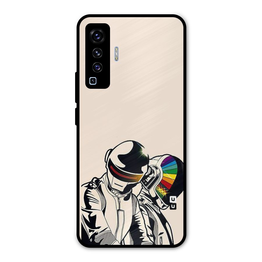 Rainbow Radio Metal Back Case for Vivo X50