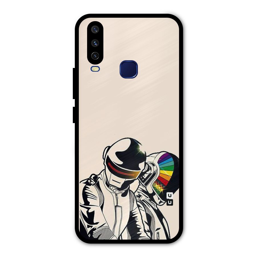 Rainbow Radio Metal Back Case for Vivo Y15
