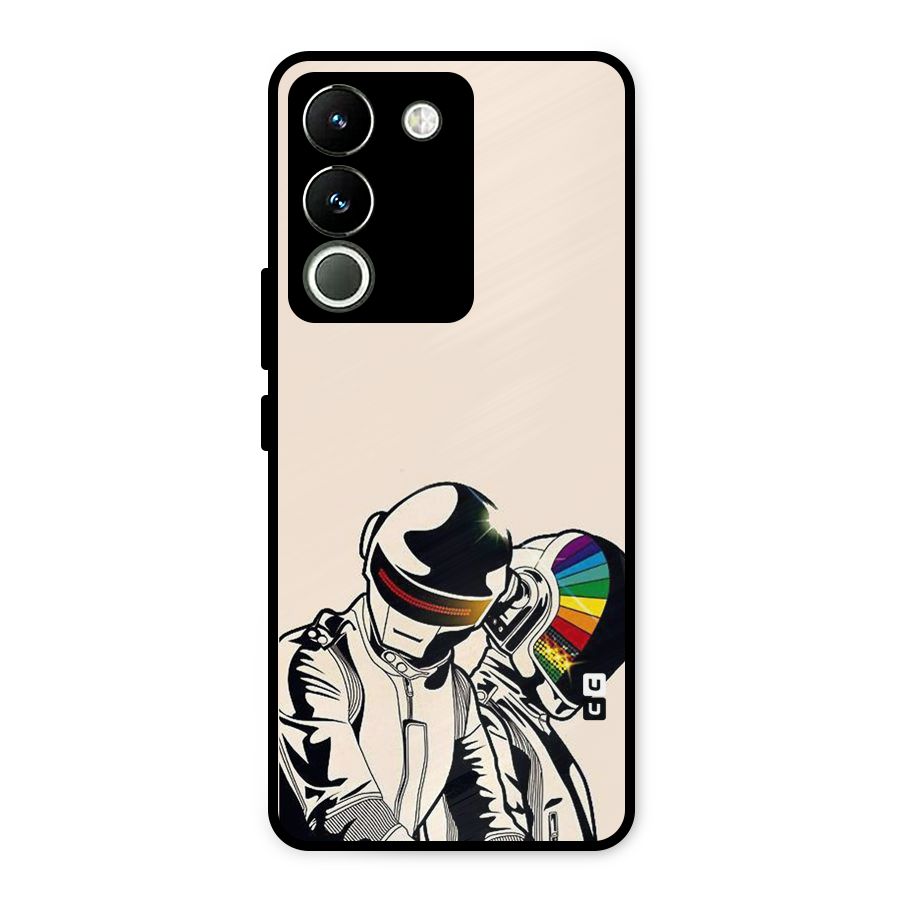 Rainbow Radio Metal Back Case for Vivo Y200