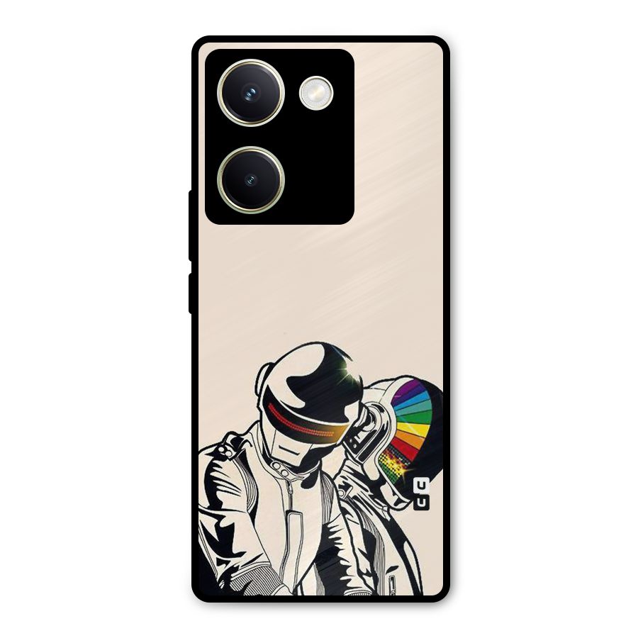Rainbow Radio Metal Back Case for Vivo Y200 Pro
