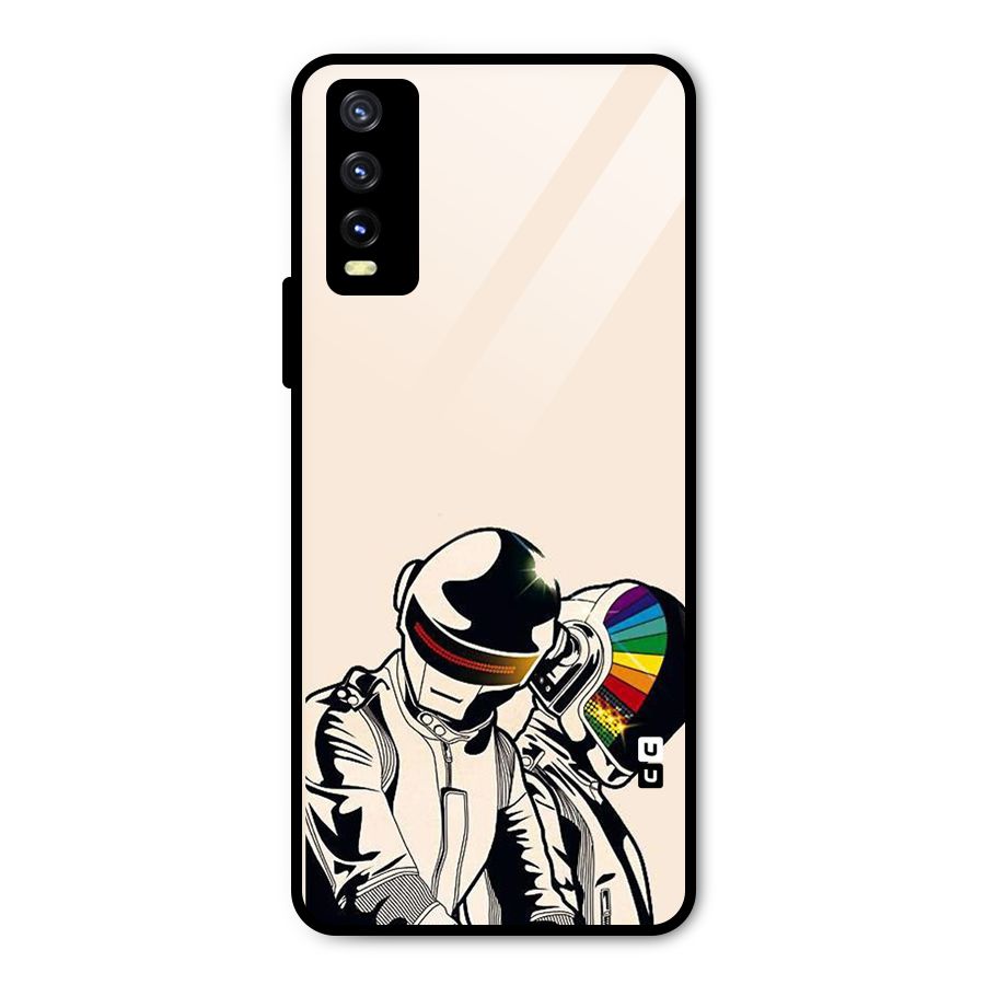 Rainbow Radio Metal Back Case for Vivo Y20g