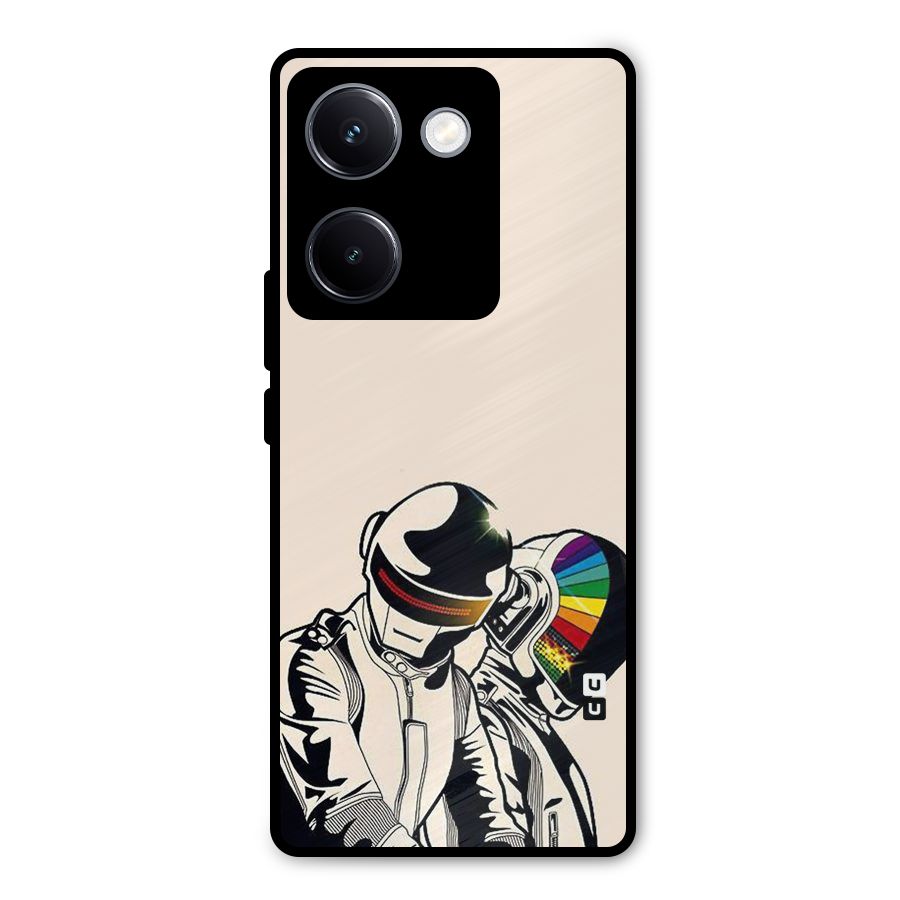 Rainbow Radio Metal Back Case for Vivo Y300 Plus