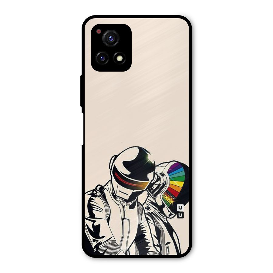 Rainbow Radio Metal Back Case for Vivo Y72 5G